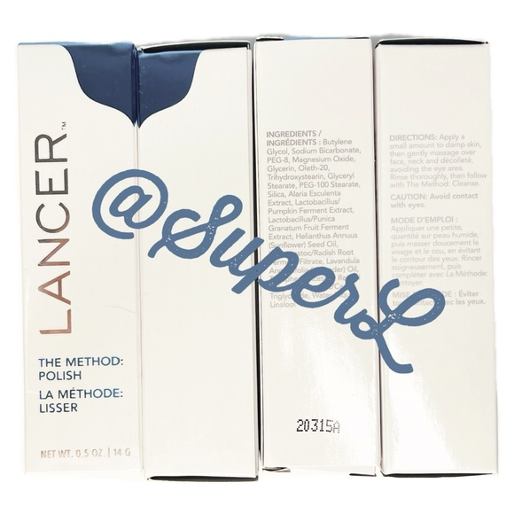 2/$15 NEW LANCER SKINCARE The Method Polish Exfoliator Cleanser Skincare - Picture 4 of 7